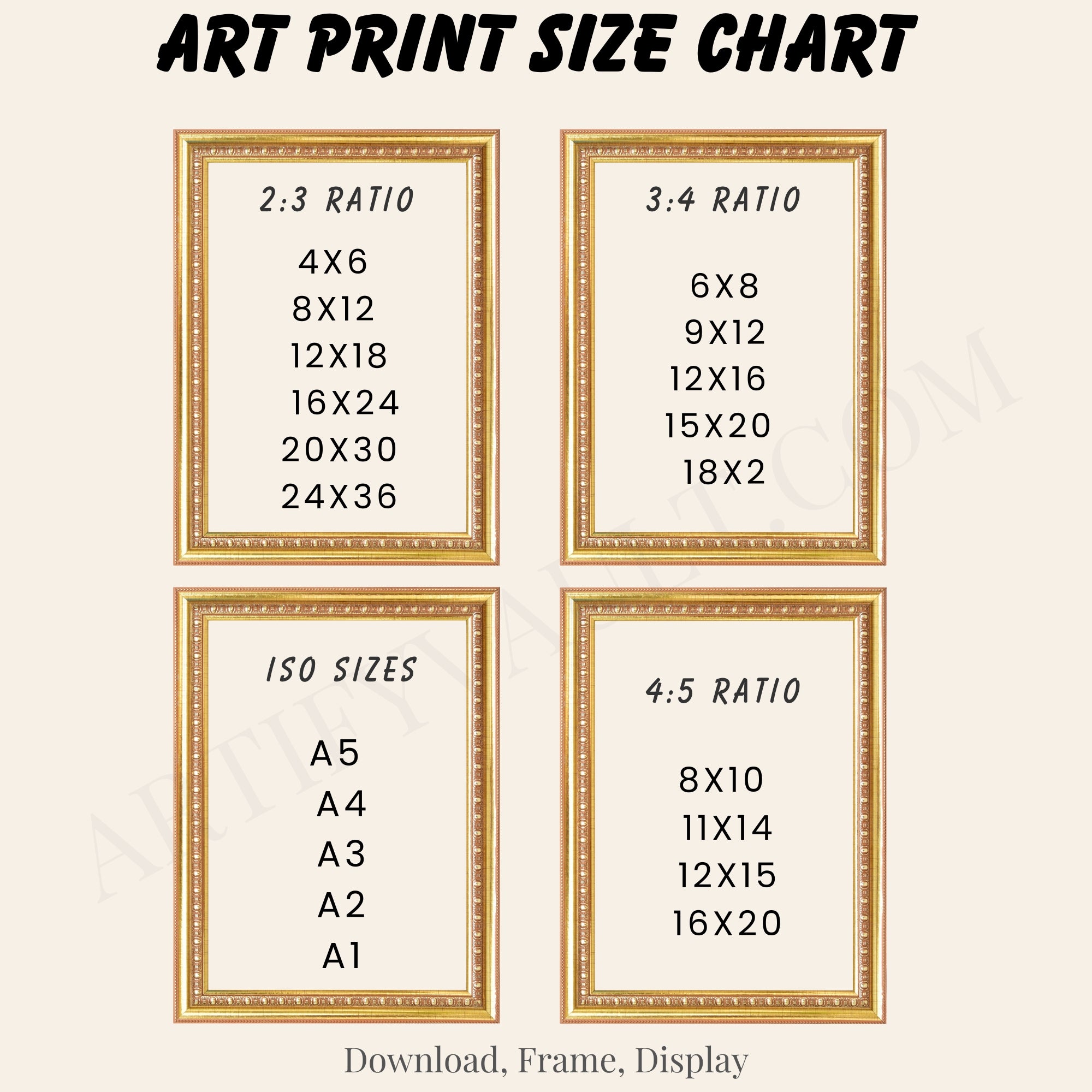 Square Vintage Landscape Wall Art Print – Rustic Nature Scene