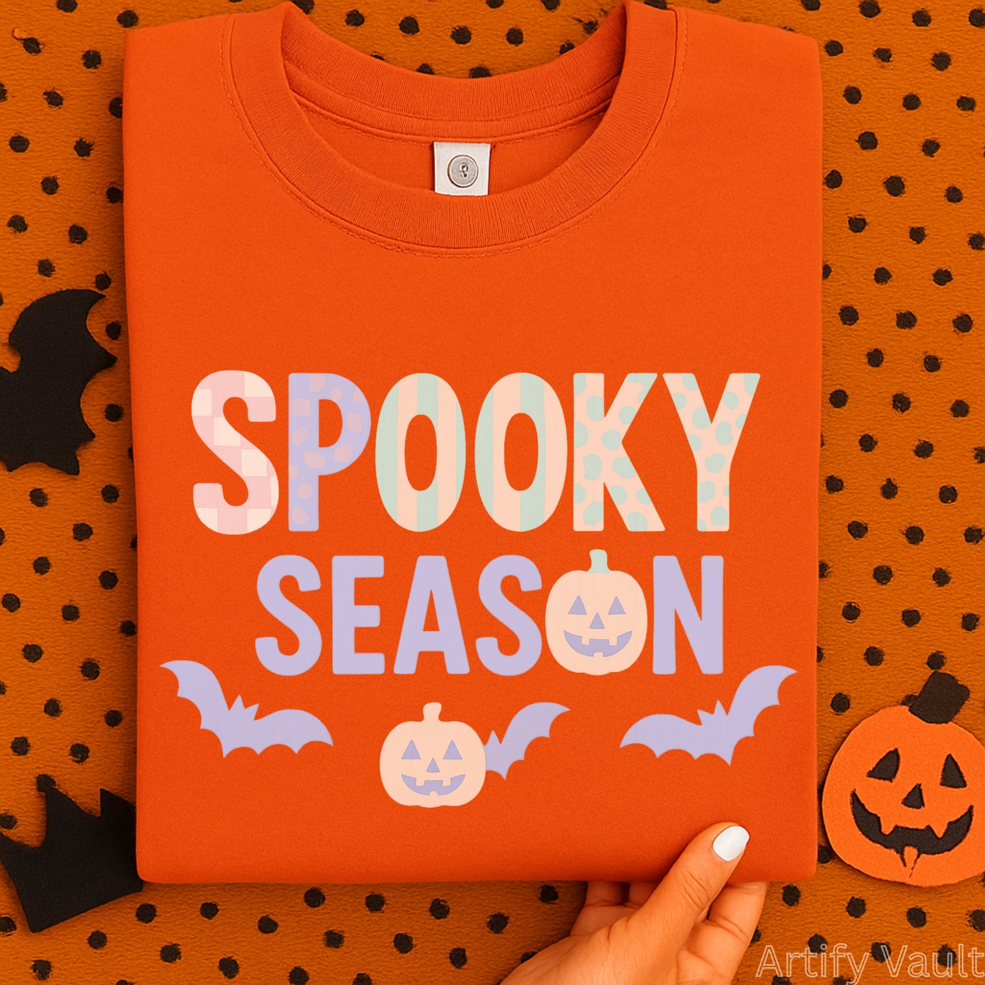 Spooky Season Halloween PNG Bundle | Festive Text Designs