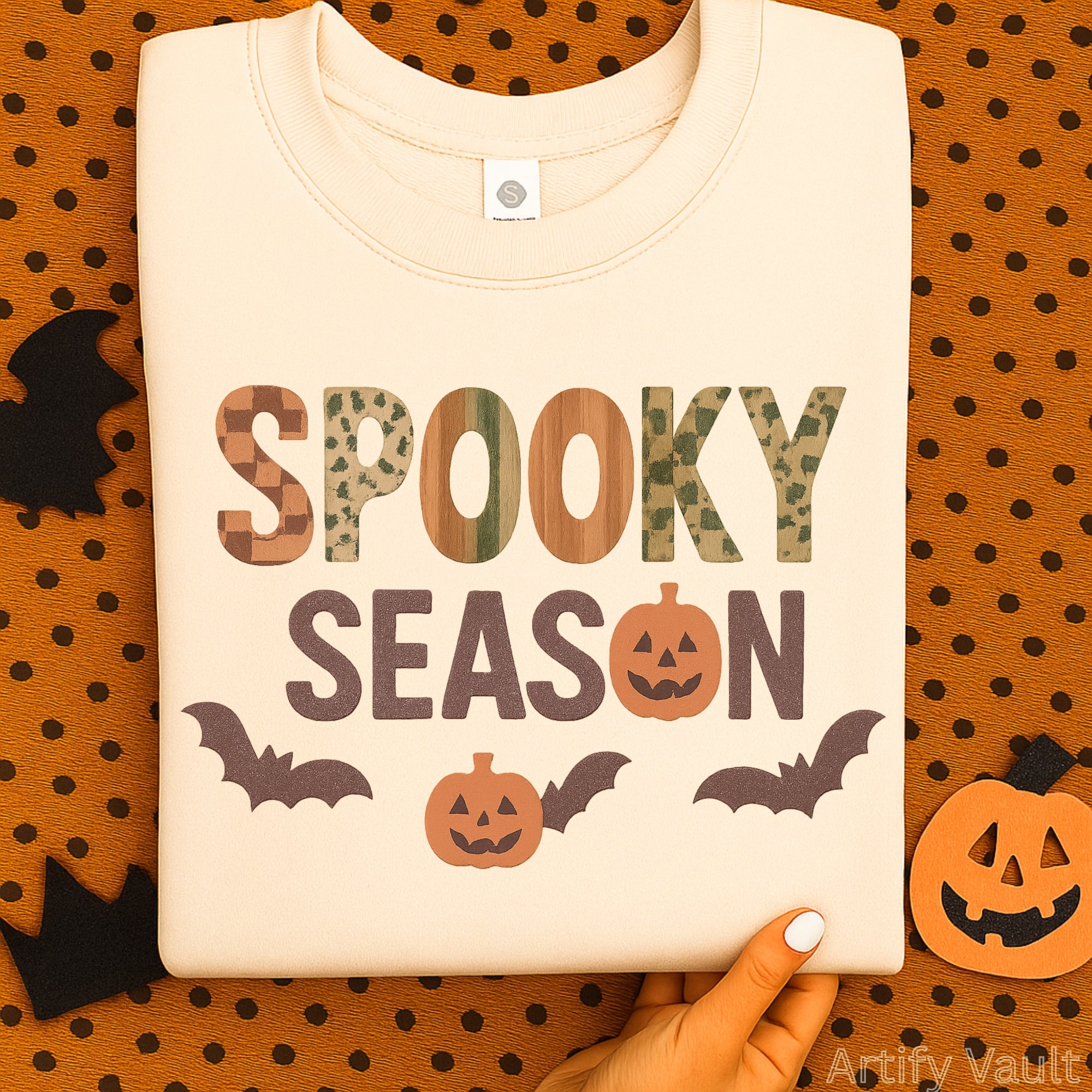 Spooky Season Halloween PNG Bundle | Festive Text Designs