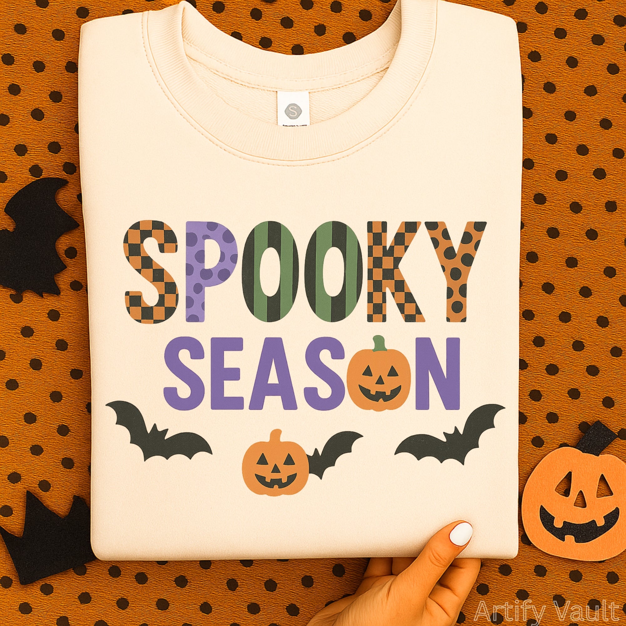 Spooky Season Halloween PNG Bundle | Festive Text Designs