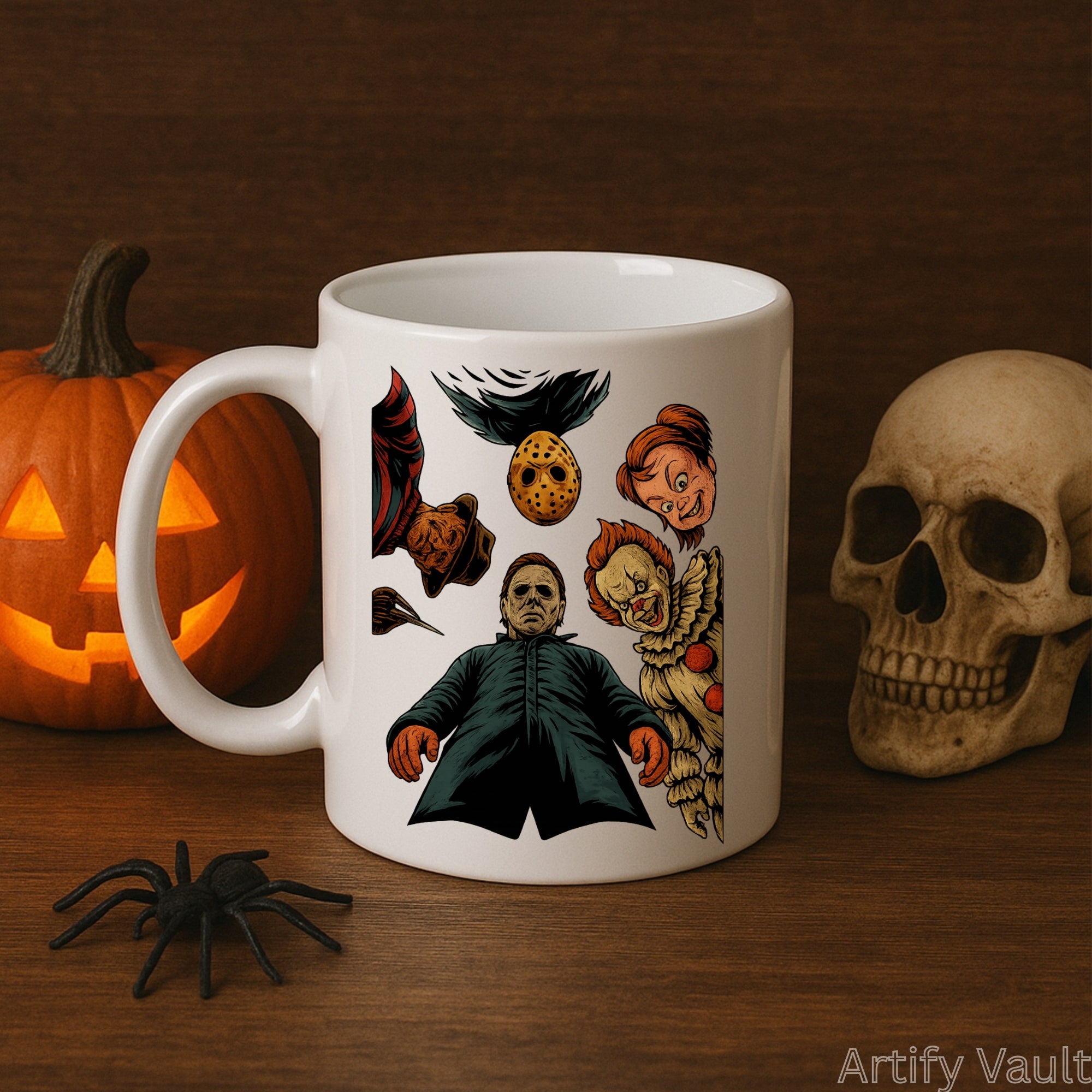 Horror Villains PNG | Halloween Characters Digital Download